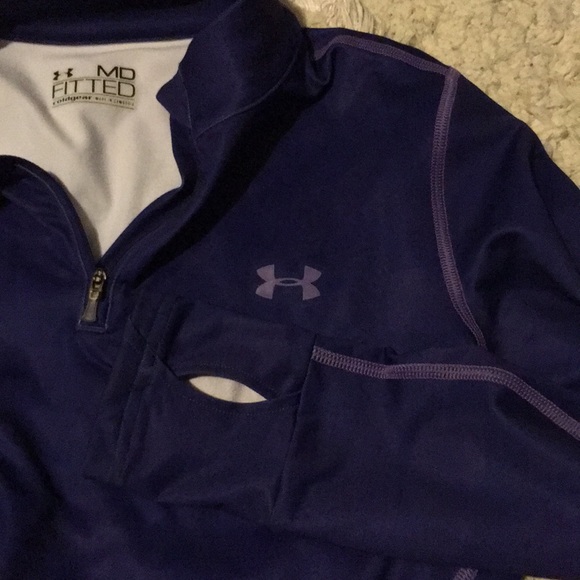 Long sleeve zip up  under armor women's cold gear - Picture 3 of 3